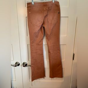 Pilcro straight leg jeans with frayed hem